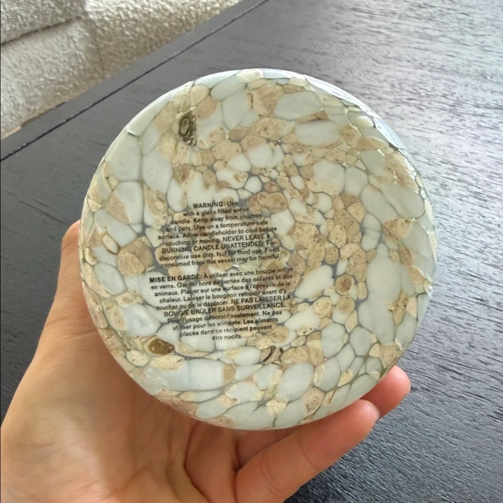 West Elm Mexican Glass Votive Candle Holder